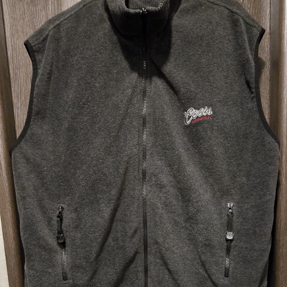 Gray Sleeveless Coors Vest/Jacket